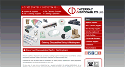 Desktop Screenshot of caterpacdisposables.co.uk